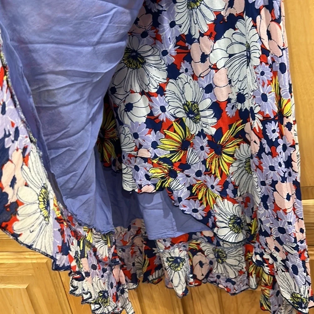 Maeve Floral Wrap Skirt